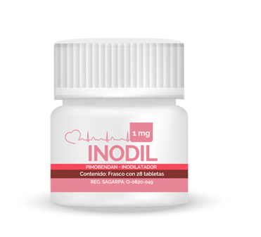 Inodil 1 mg 28 tabletas ( Pimobendan )